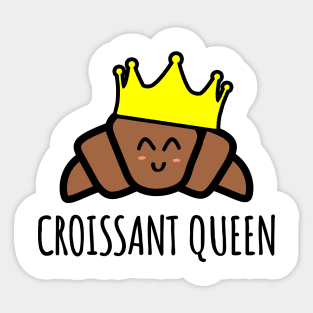 Croissant Queen Sticker